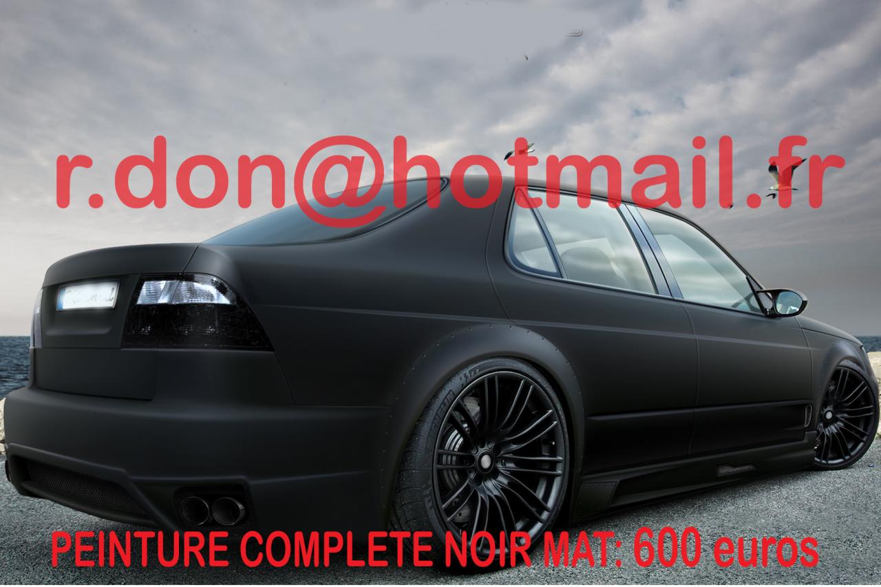 Volkswagen Passat noir mat, Volkswagen Passat noir mat