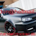 VOLKSWAGEN-GOLF-2 covering noir mat