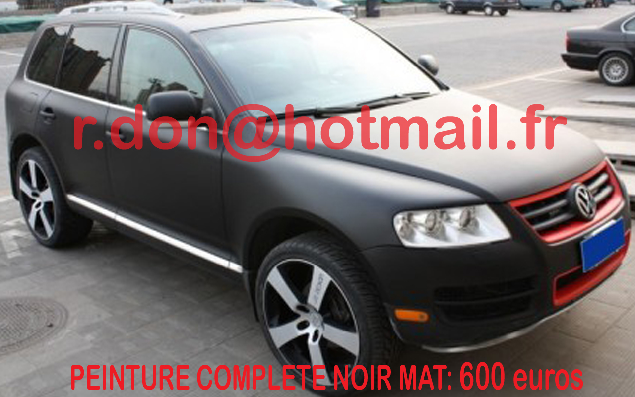 VOLKSWAGEN TOUAREG covering noir mat