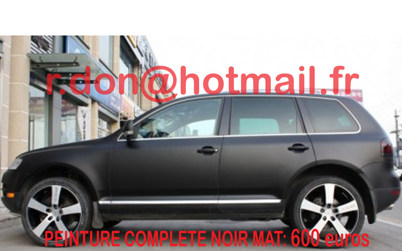 VOLKSWAGEN TOUAREG covering noir mat